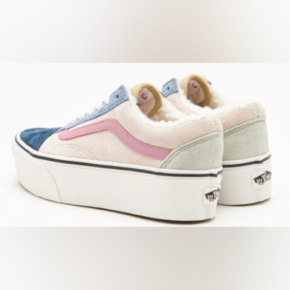 Vans Women’s Old Skool Suede Cozy Sherpa Sneakers Size 6.5 NWT MSRP $95 - Picture 3 of 10